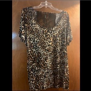 Cheetah print top